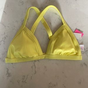 yellow bikini top